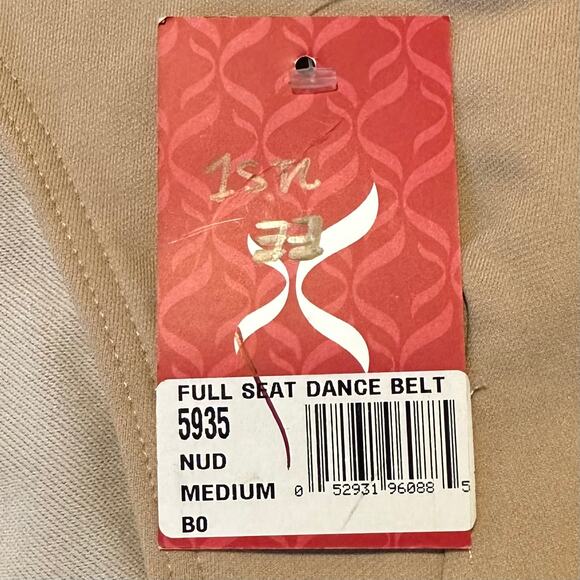 NWT Capezio Full Seat Dance Belt Nude Medium - Picture 4 of 5